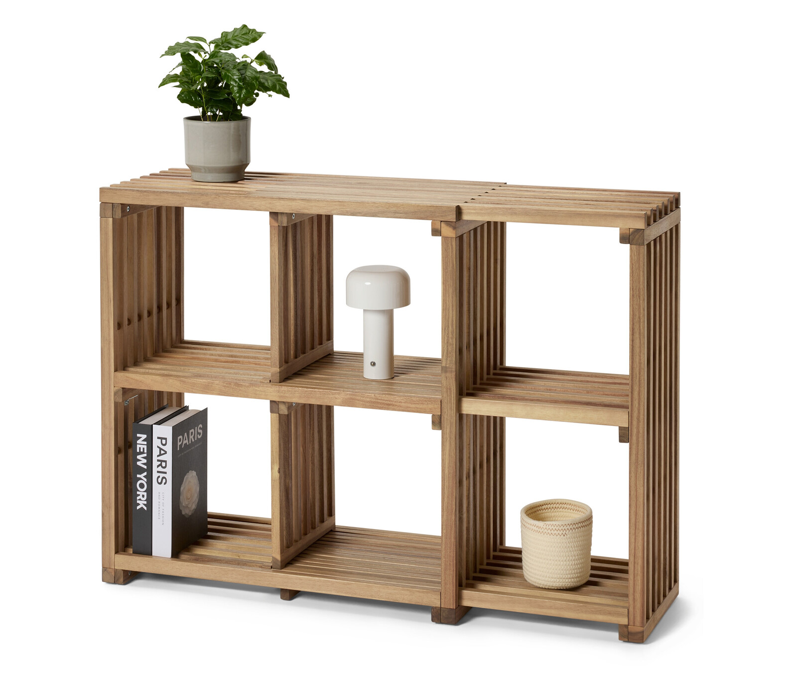 Tchibo - Výsuvná odkládací skříňka »Fleksibel« - barva: hnědá