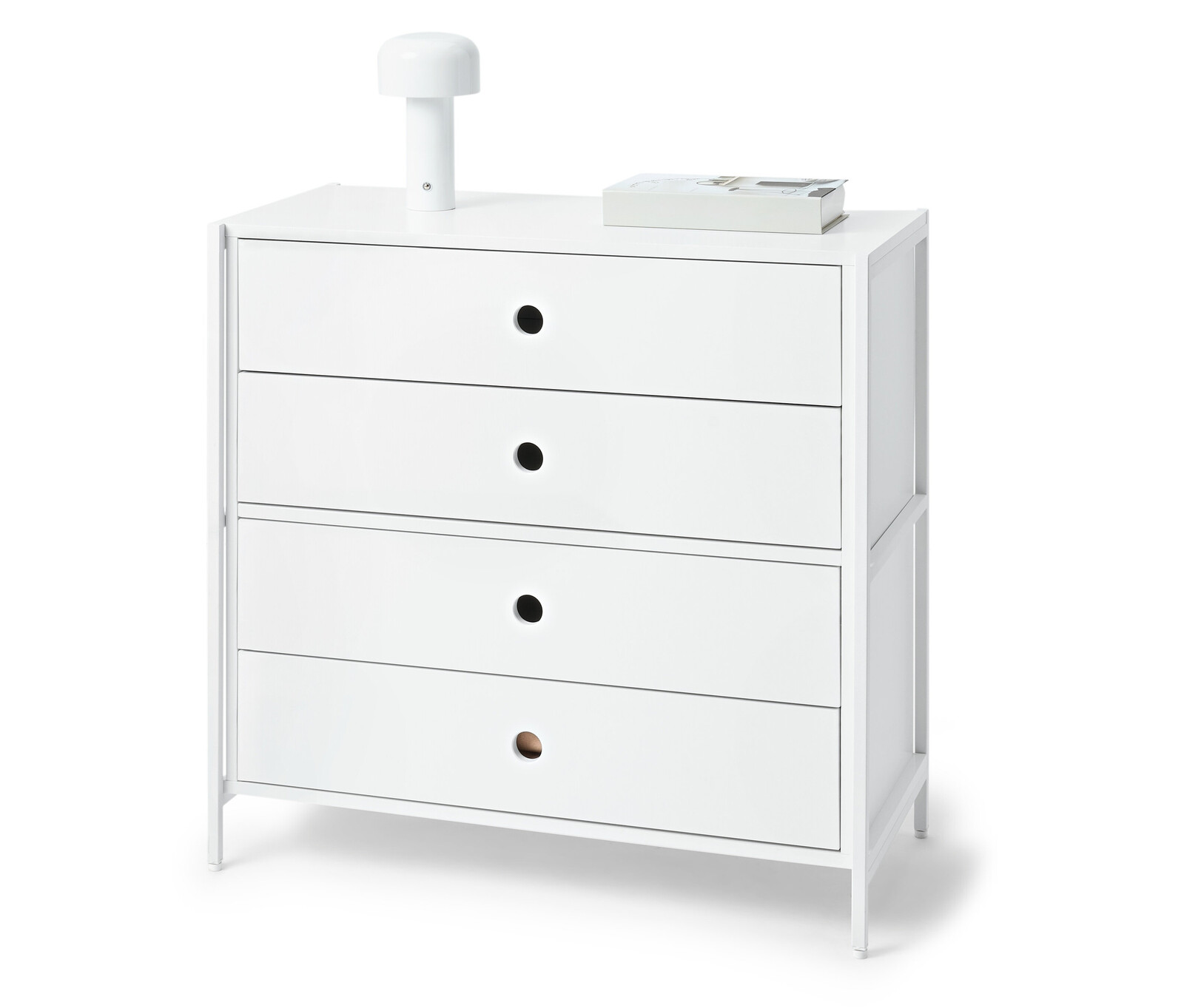 Tchibo - Komoda »Klaar« se 4 zásuvkami - barva: bílá