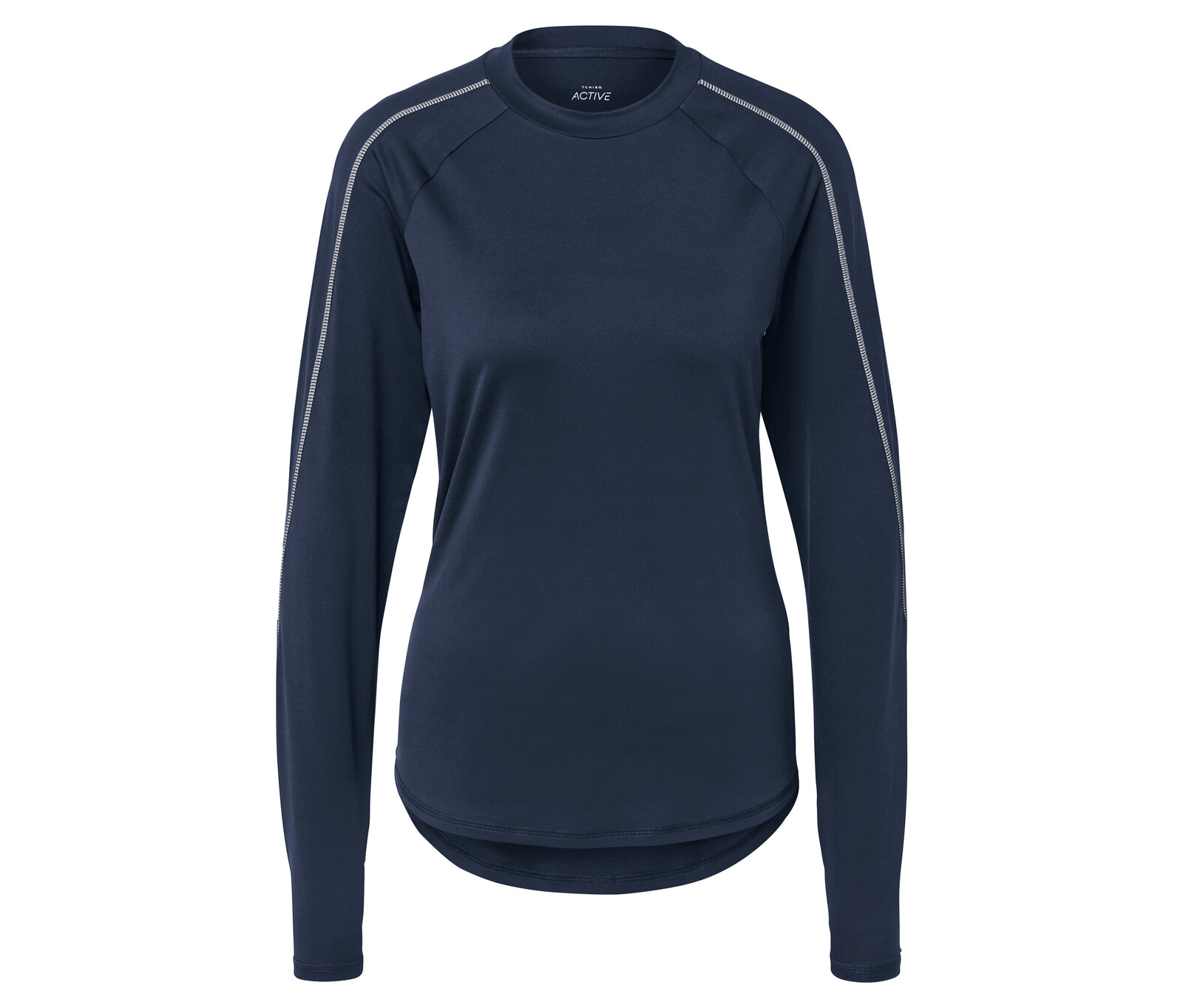 Tchibo - Funkční triko s dlouhým rukávem - pro ženy - vel. L 44/46 - barva: modrá