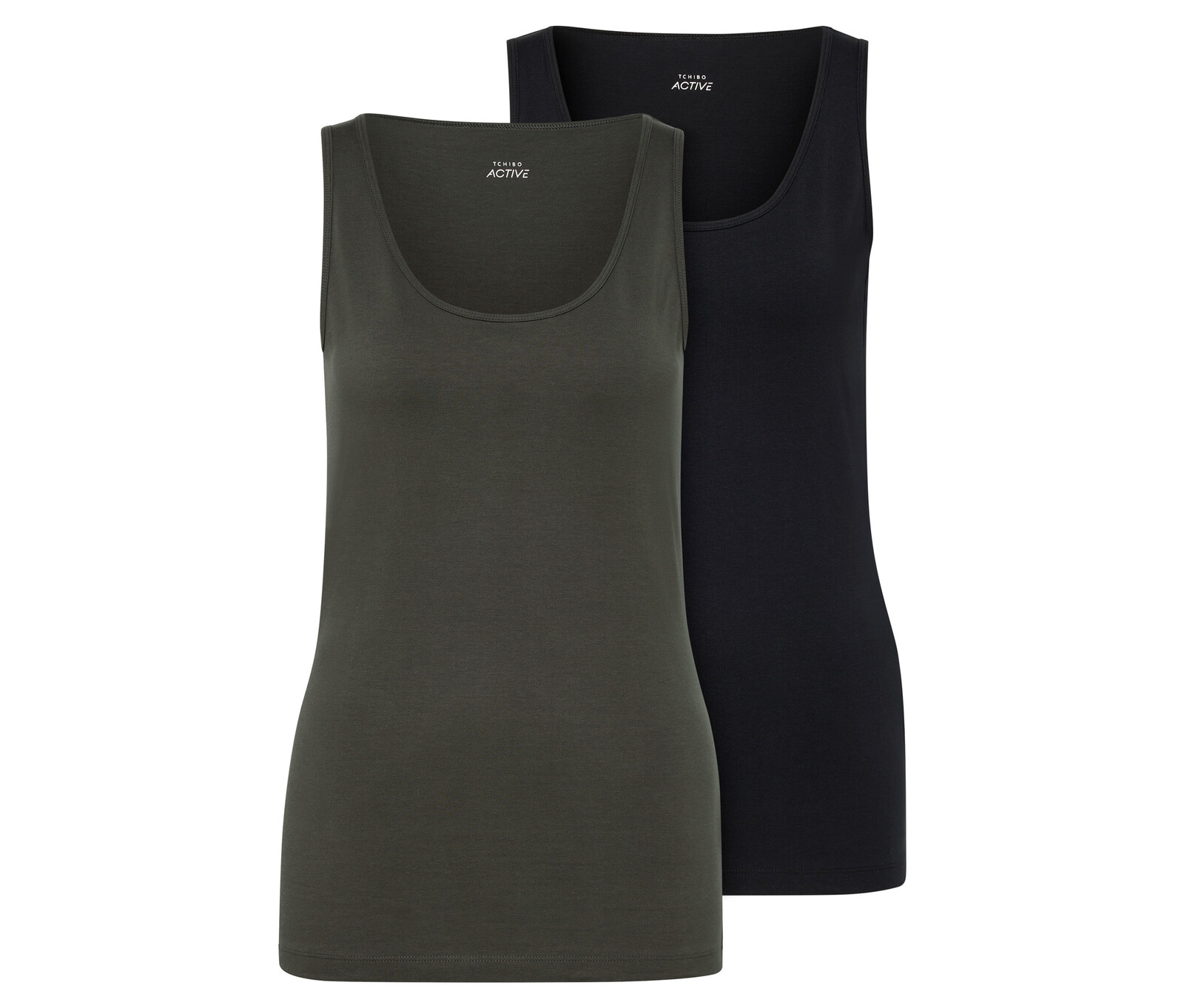 Tchibo - Topy - pro ženy - vel. XXL 52/54 - barva: zelená