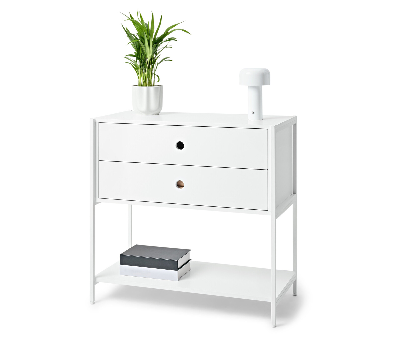 Tchibo - Komoda »Klaar« se 2 zásuvkami - barva: bílá