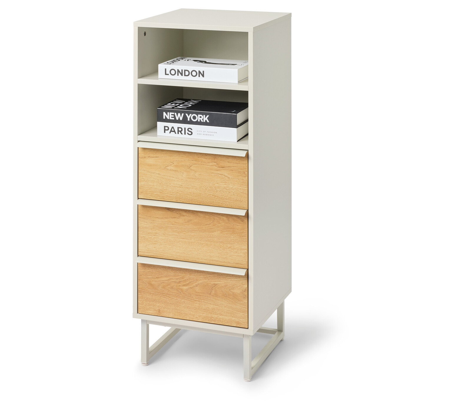 Tchibo - Zásuvkový regál »Leeg« se 3 zásuvkami - barva: šedá