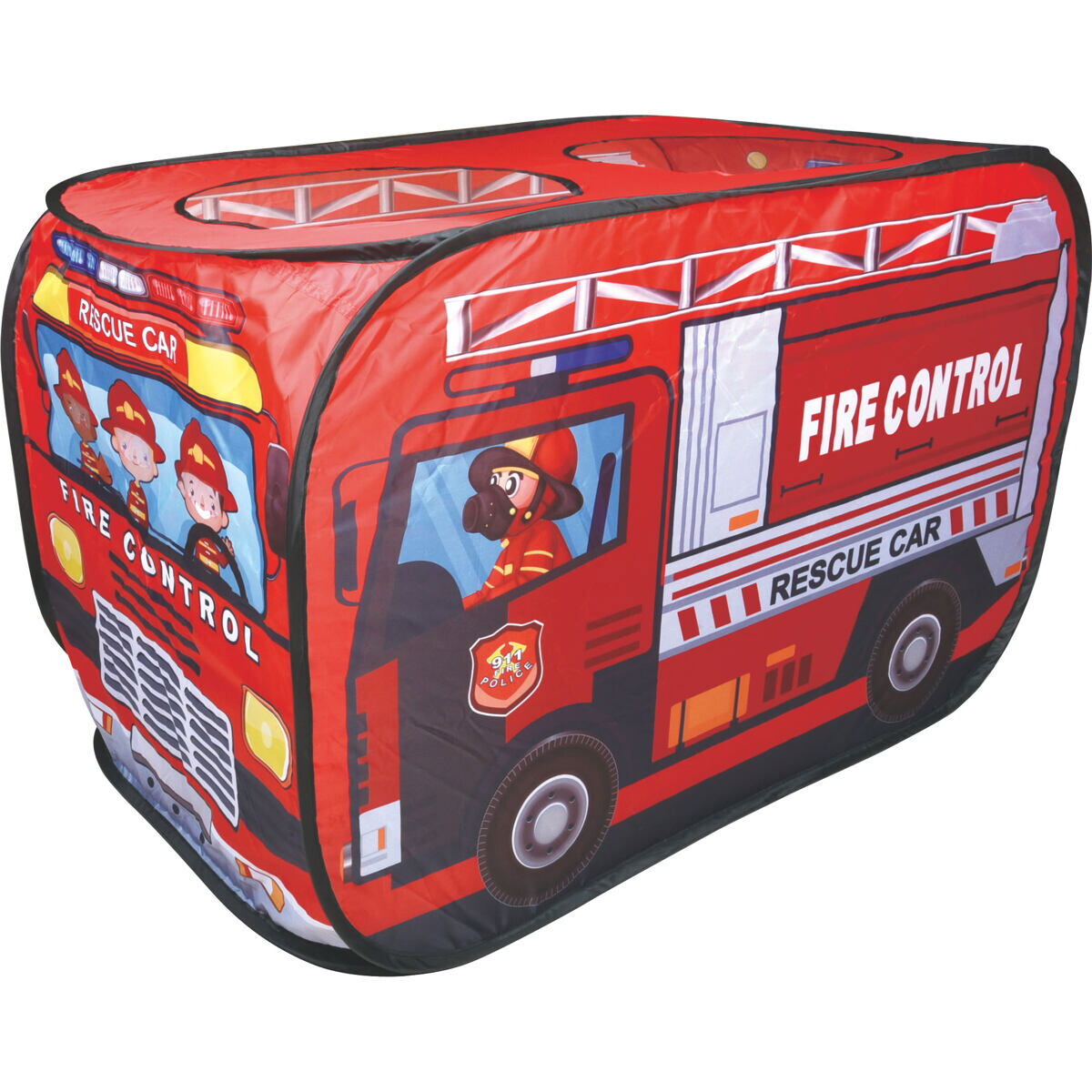 PLEJO Dětský pop up stan na hraní - Hasiči
