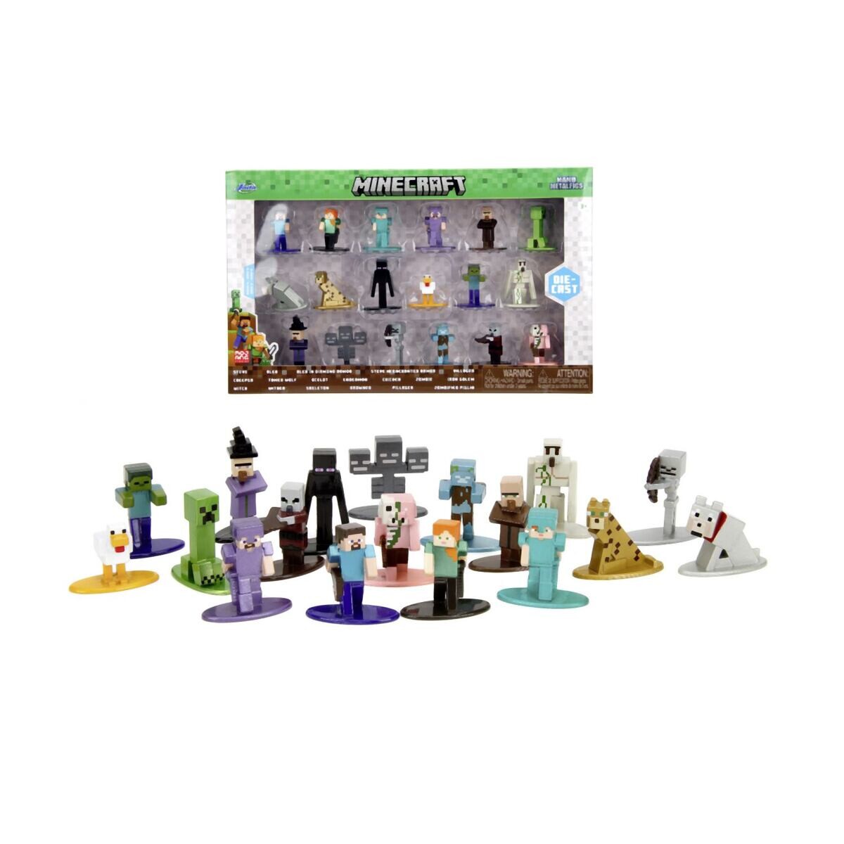 Jada Minecraft Kovové sběratelské nanofigurky 18 ks, Wave 12