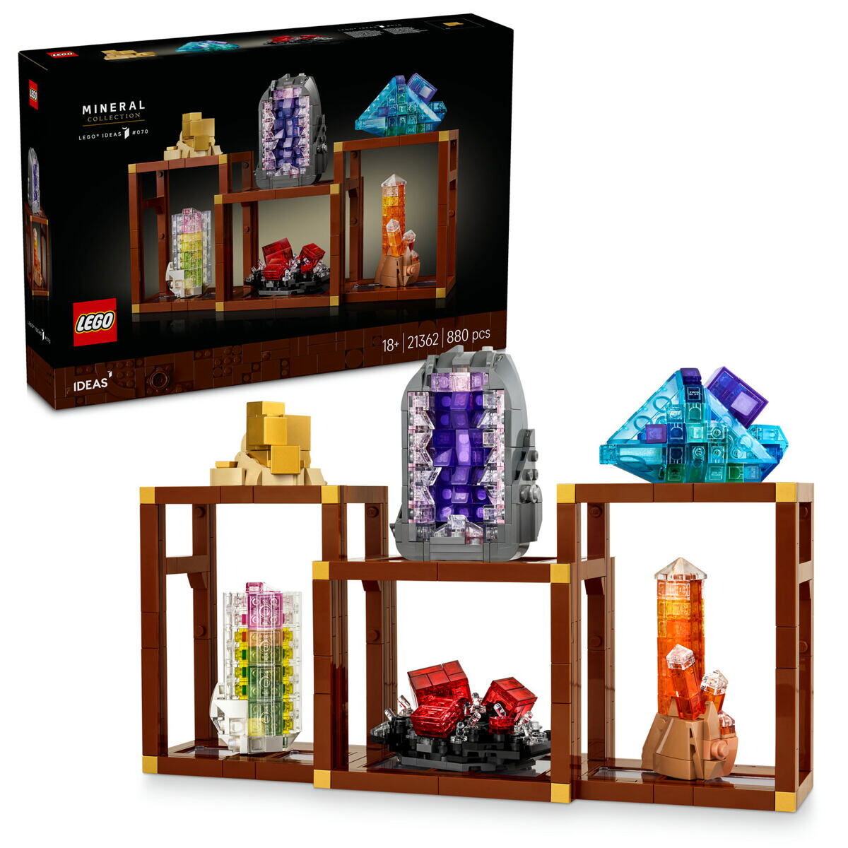 LEGO® Ideas 21362 Sbírka minerálů