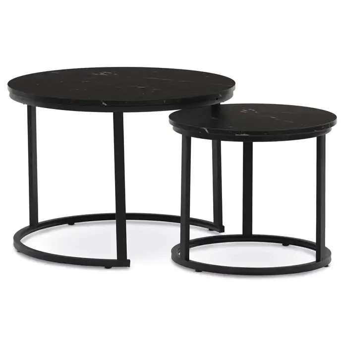 Autronic Sada 2 konferenčních stolů CT-X7122 BK