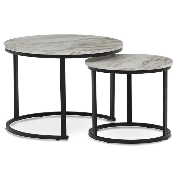 Autronic Sada 2 konferenčních stolů CT-X7122 WT