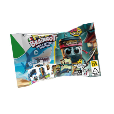 Sběratelské karty holografické  BrainRot + tetování