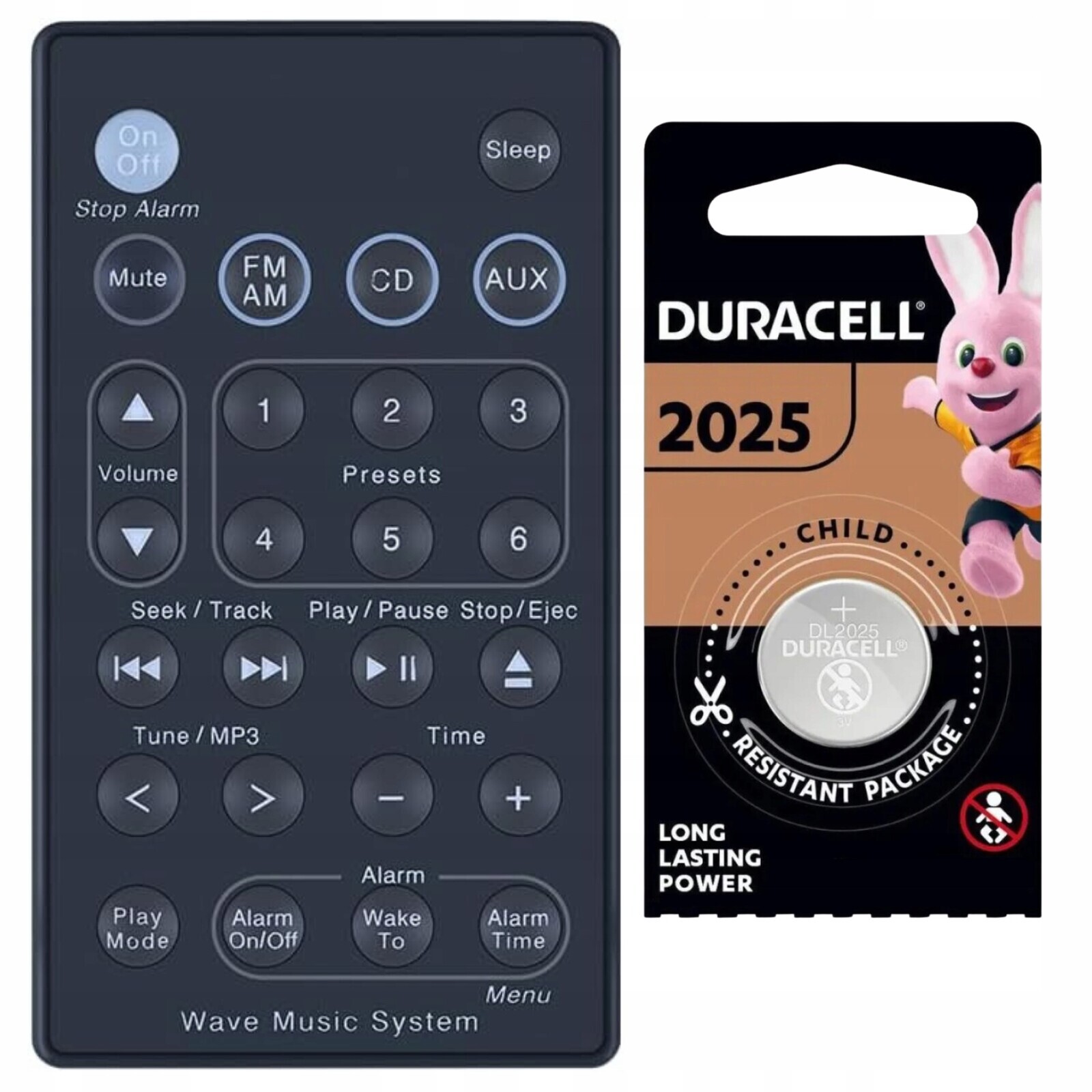 Pilot Pro Bose Wave Music System III AWRCC1 AWRCC2 černý baterie CR2025