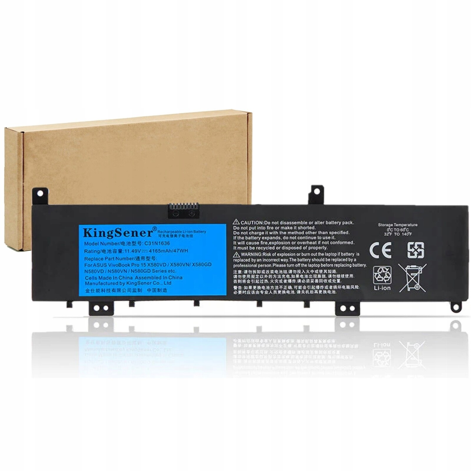 Náhradní Baterie Pro Asus C31N1636