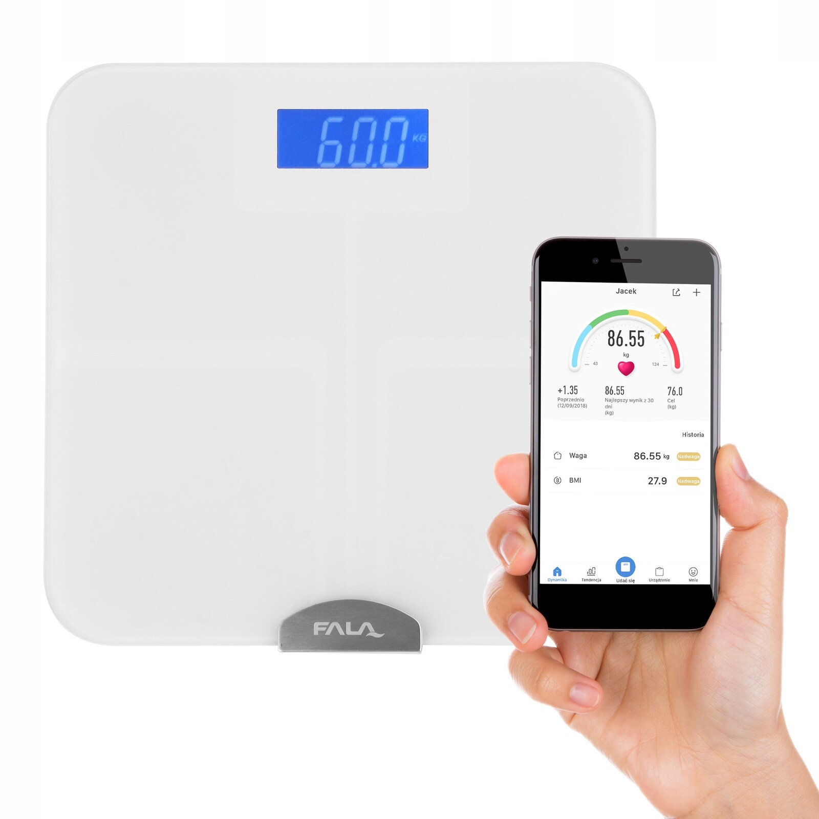 2 x Analytická Koupelnová Váha Smart S Bluetooth 8V1