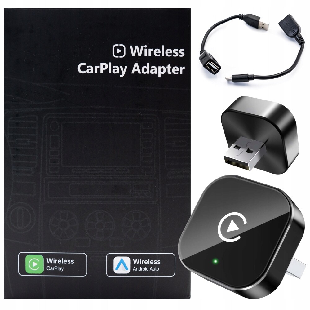 Bezdrátový adaptérový modul do auta CarPlay Android Auto WiFi iOS Android