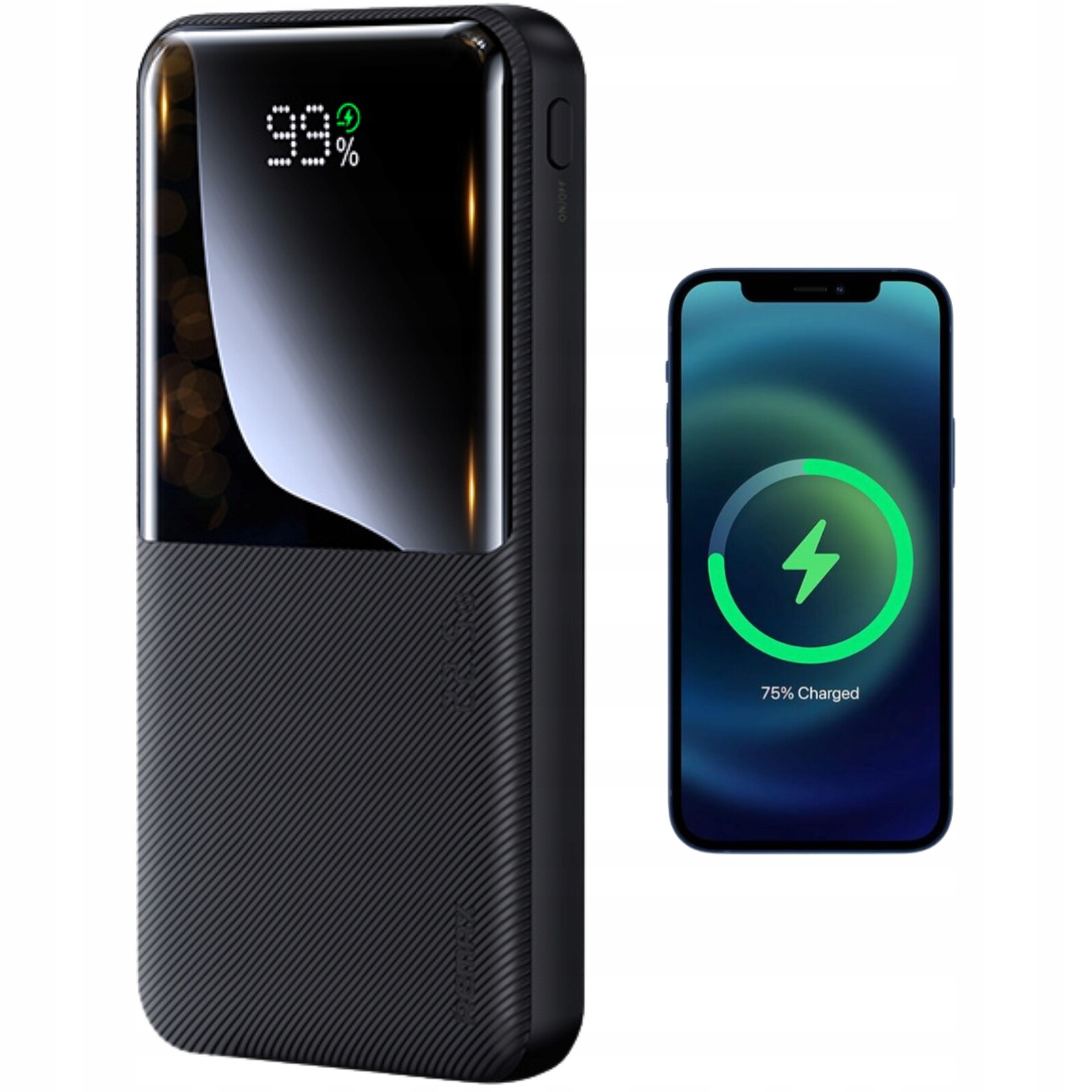 Remax Powerbanka 20000 mAh 22.5W Pd Qc rychlé nabíjení Silný Cestovní