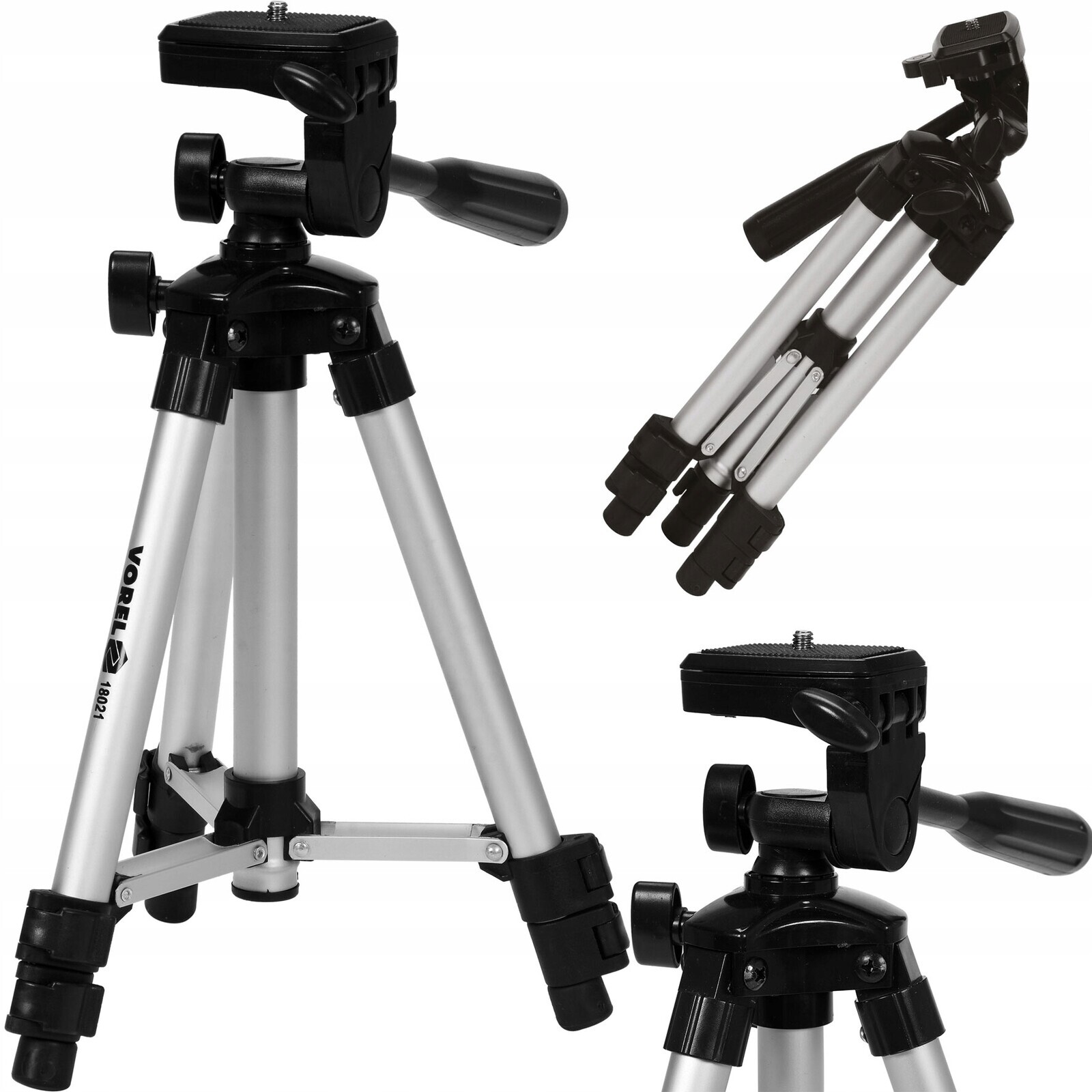 2 x Stativ Tripod Kamery Fotoaparátu Regulace 0,25 0,5 m