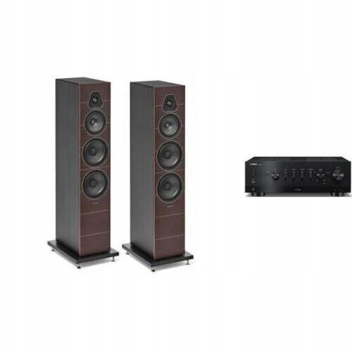 Yamaha R-N800A Sonus Faber Lumina V wenge