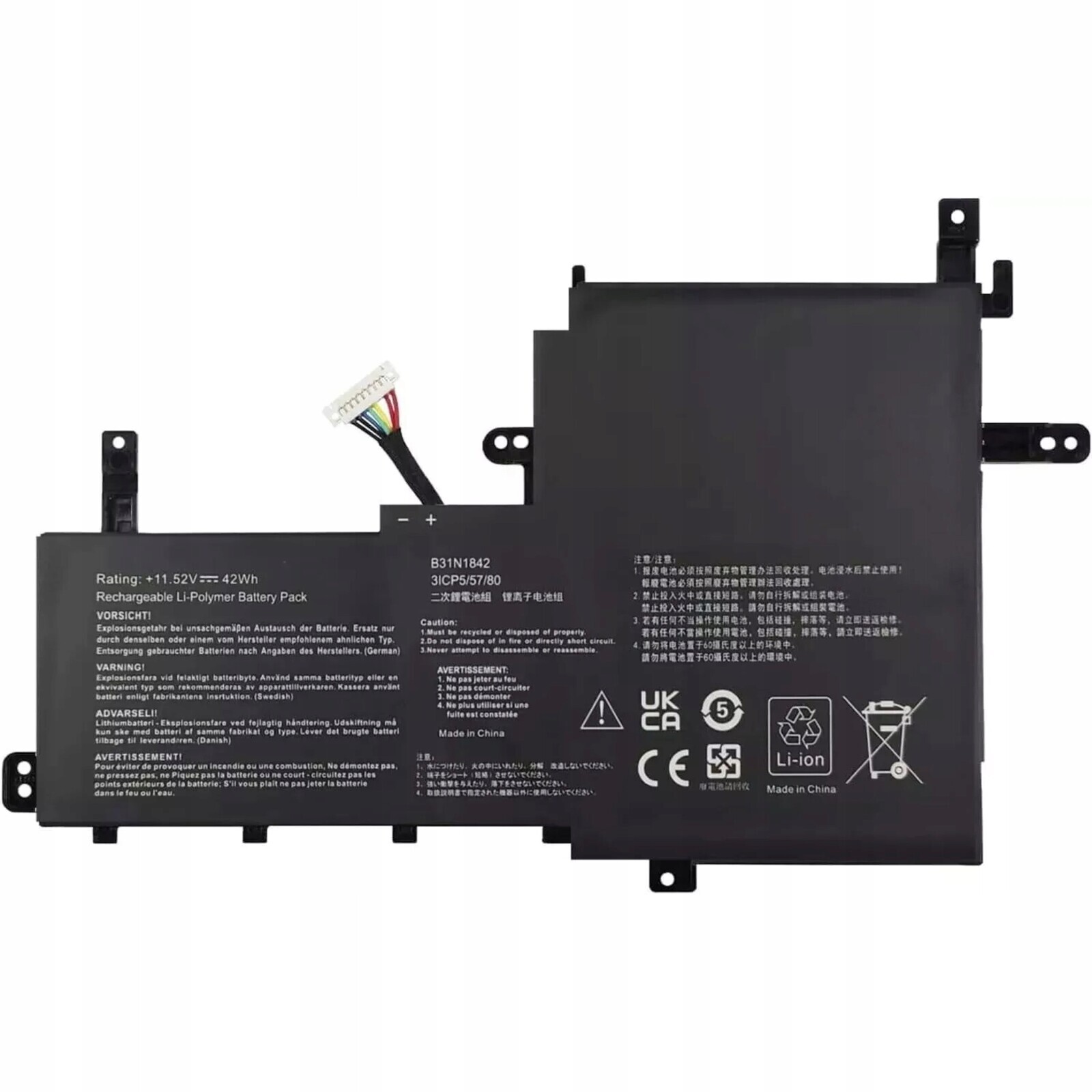 Baterie Pro Asus Vivobook 15 B31N1842 11,52V 42 Wh 3646 Mah