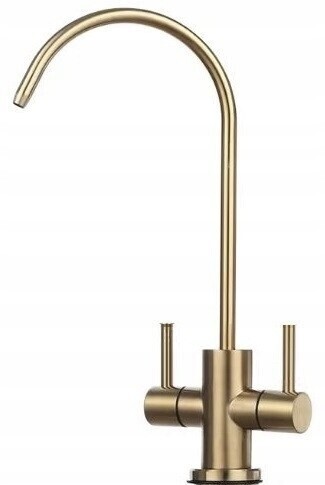 Výlevka Kohoutek Baterie pro zlatý filtr Dual 304 Sus Osmoza.