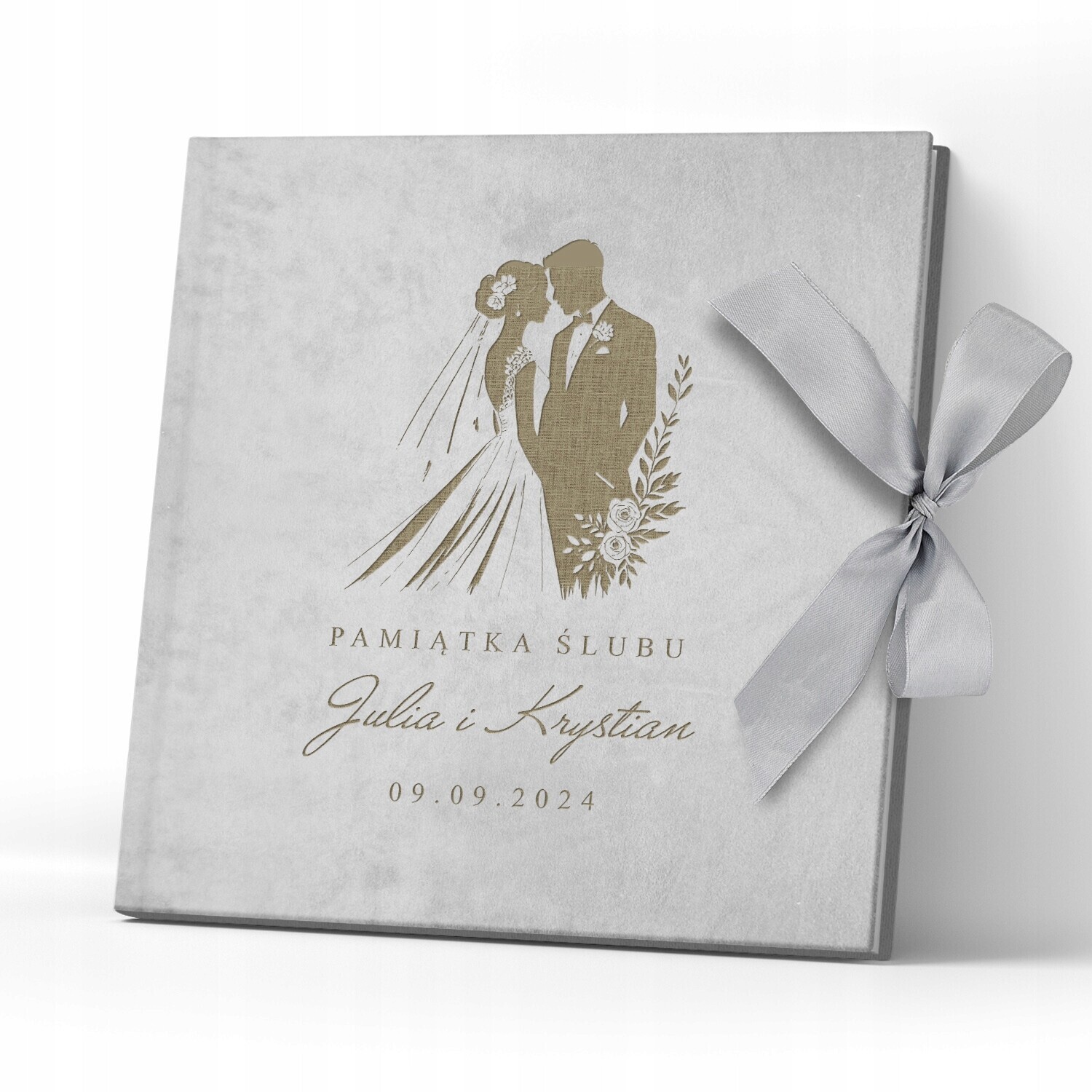 2 x Fotoalbum s gravírováním Velurový suvenýr na svatbu Dárek pro mladou ženu