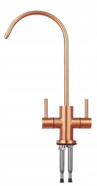 Výlevka Kohoutek Baterie pro filtr Měděná Dual 304 Sus Osmoza