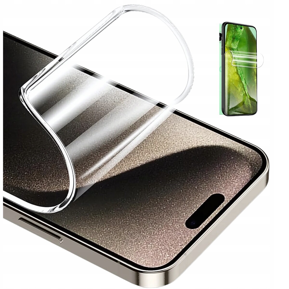 2 x Fólie pro Motorola G15 Silný kaučukový obal na displej