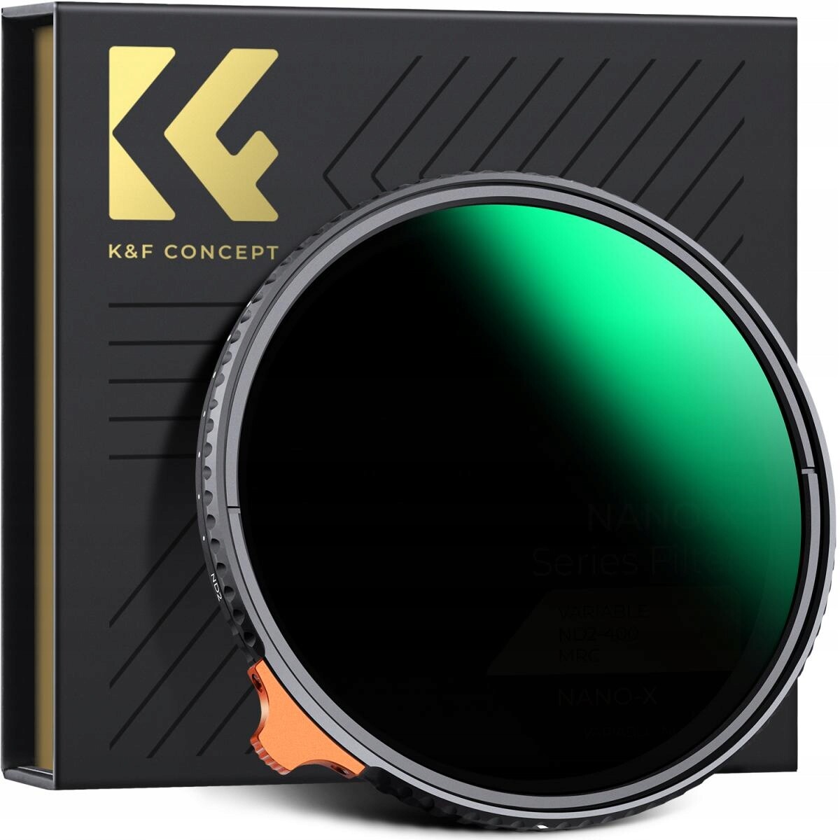 Fotografický Filtr K&f Concept 67 MM Nano-x Variabilní ND2-400 Mrc Nastavitelný