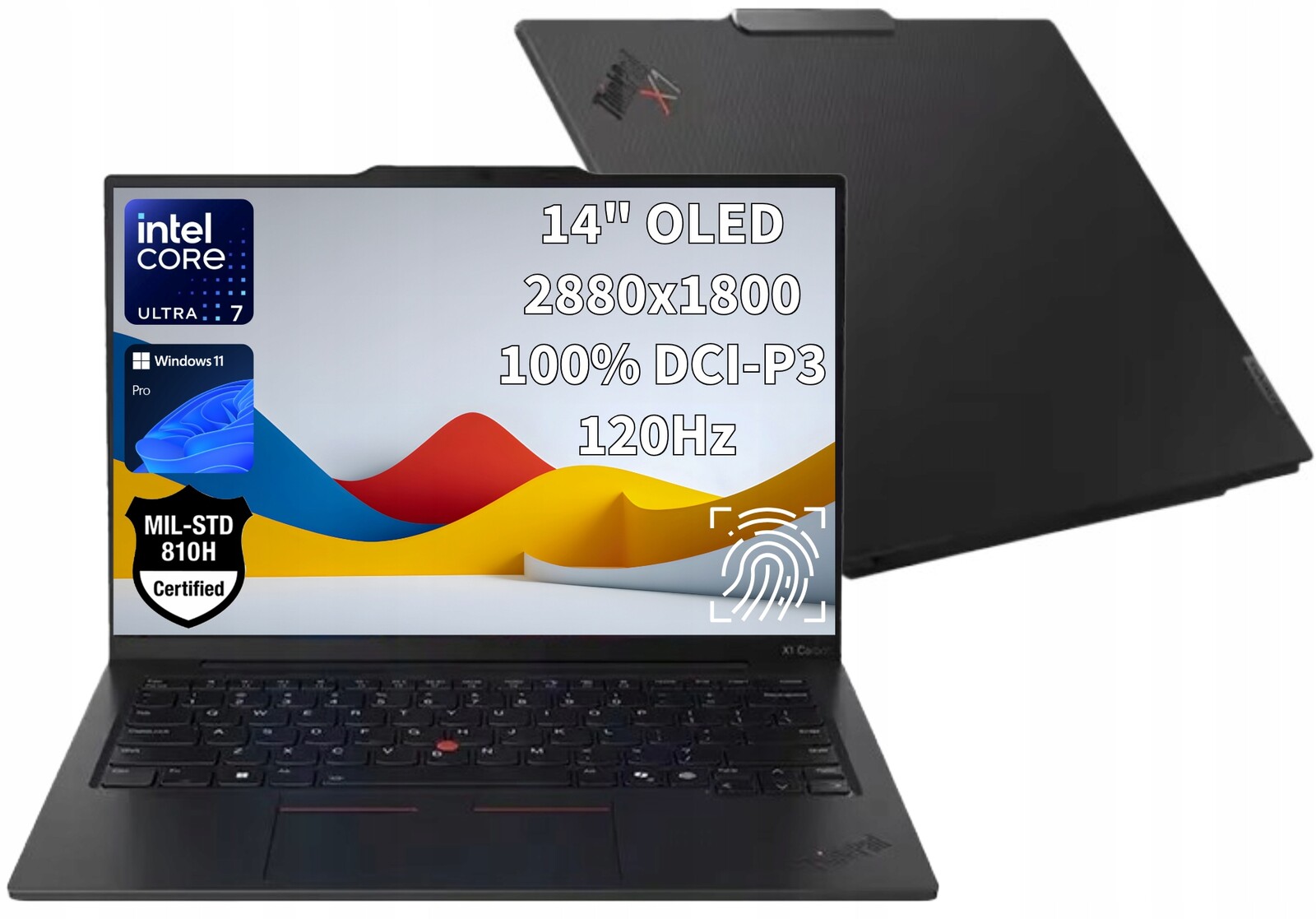 Lenovo ThinkPad X1 Carbon U7 258V 32GB 1TB WiFi 7 14 Oled 120Hz W11P 0.98KG