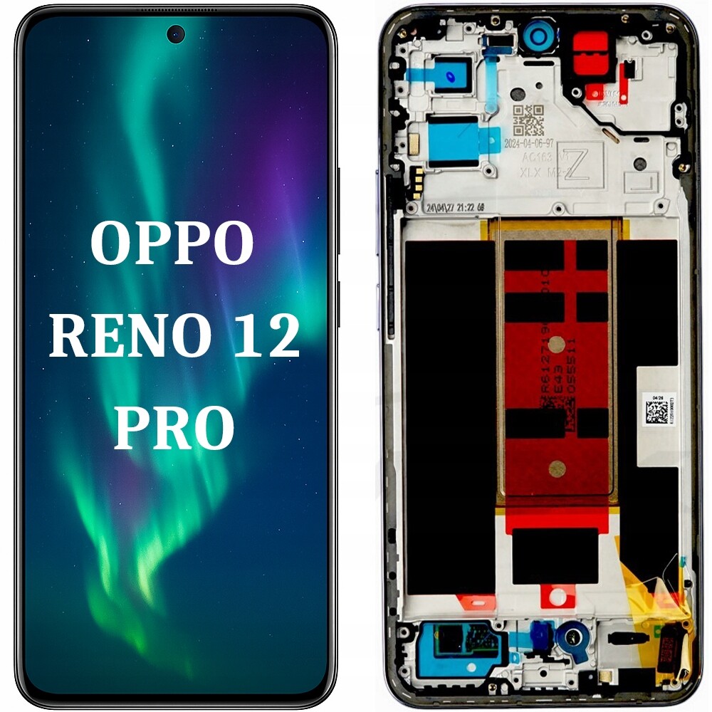 Displej Pro Oppo Reno 12 Pro Rámeček Oled Vysoká Kvalita