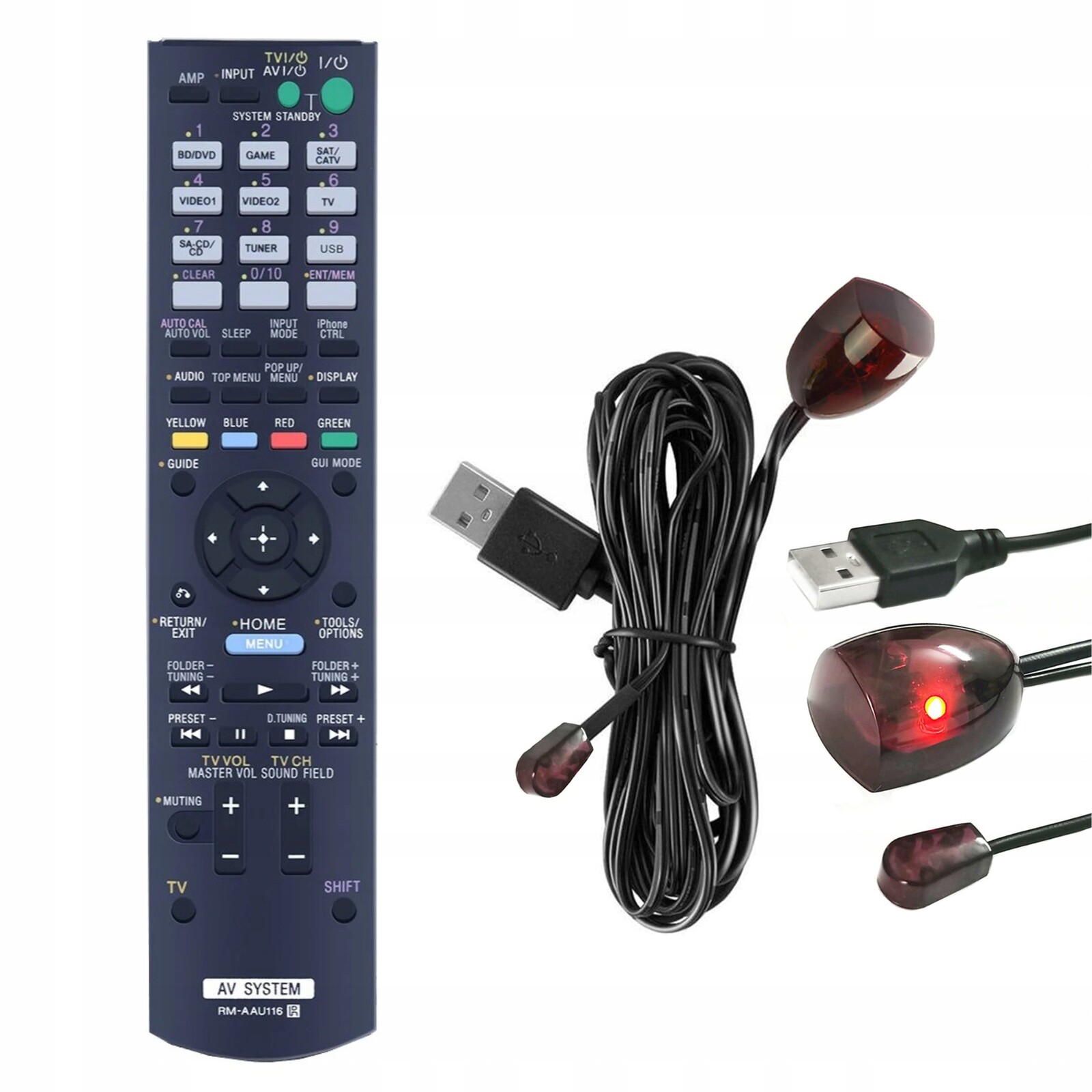 Dálkové Ovládání Pro Sony RM-AAU106 STRDH520 STRDH710 STRDN610 148934511 Kabel Ir