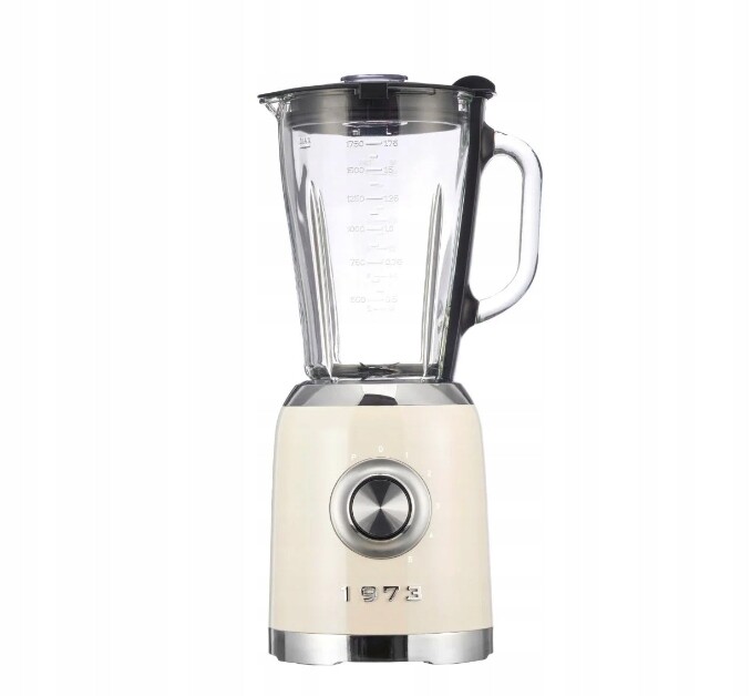 Kalichový mixér Retro 600W 1973 Ssmc 600 C2 Skleněný Tlusté Sklo Béžový