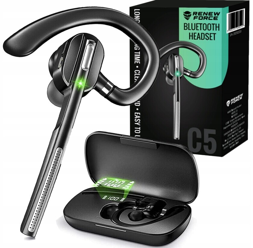 Bezdrátová sluchátka Bt 5.1 do auta s dosahem 10 m