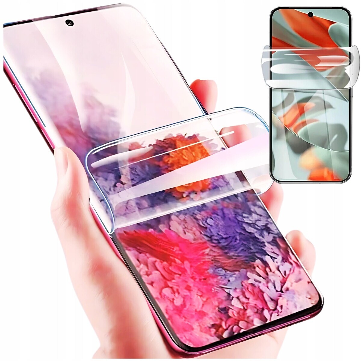 2 x Fólie pro Realme 14T 5G Silný kaučukový obal na displej