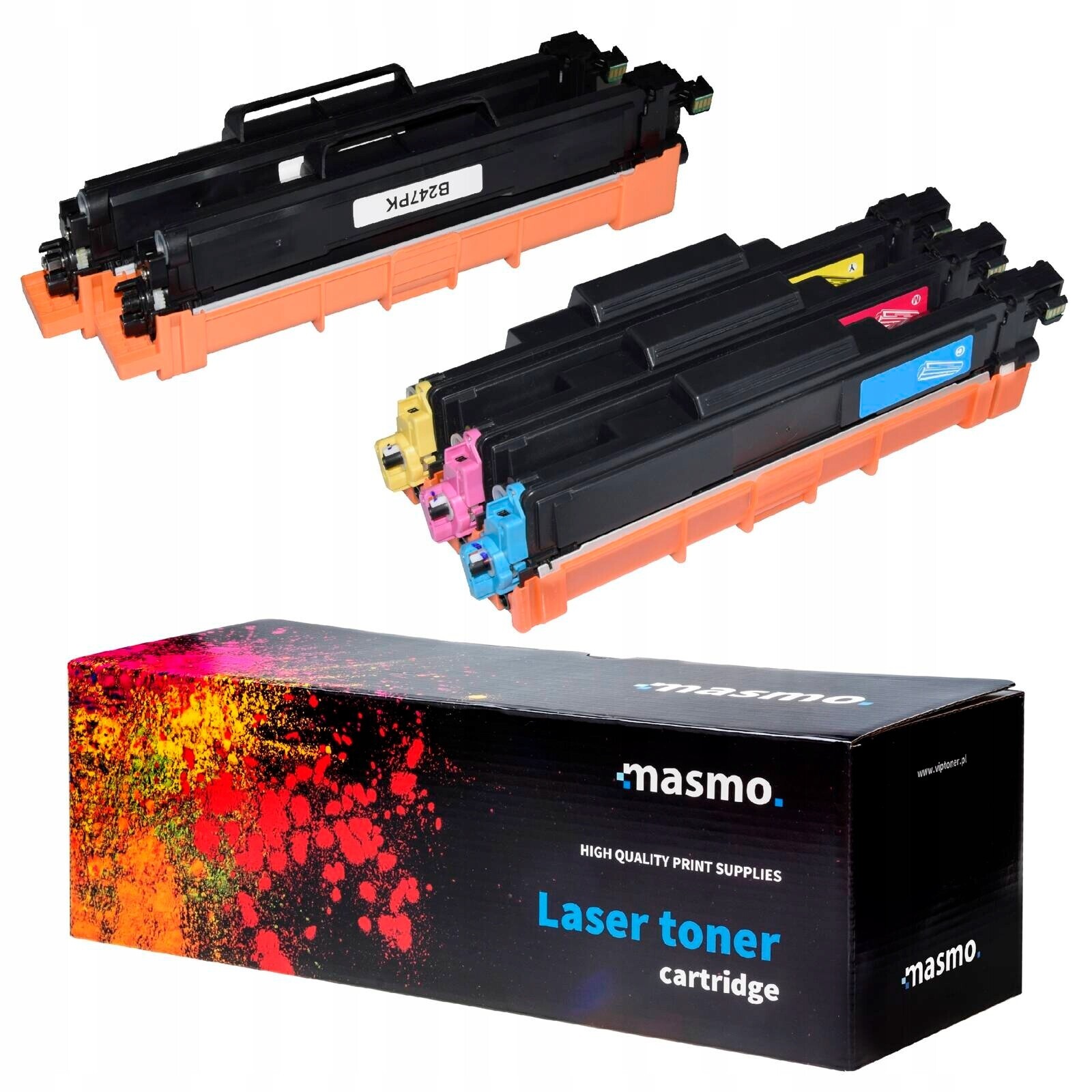 5x toner Cmyk TN247 TN243 pro Brother DCP-L3510CDW