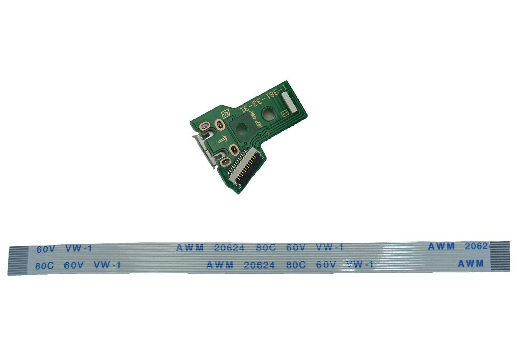 Deska Nabíjecího Konektoru Port Micro Usb JDS-040 flex páska 12pinový pad PS4