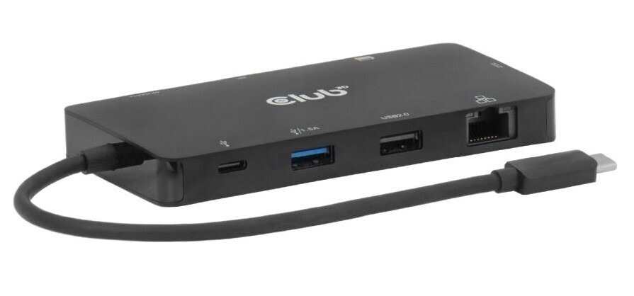 Club3D Dokovací stanice Usb-c 9v1 CSV-2552