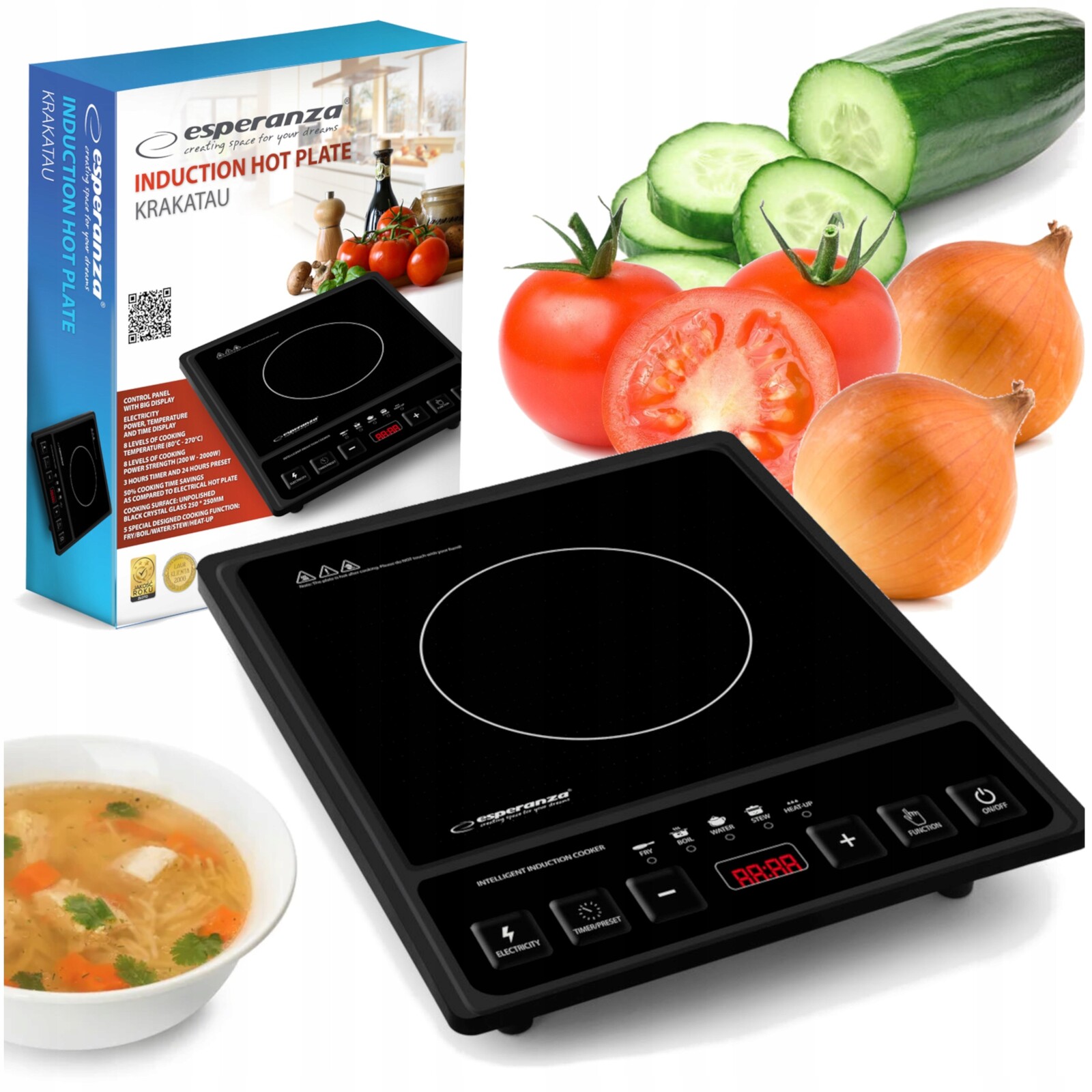 Indukční Varná Deska Elektrický Jednoplotýnkový Vařič EHK011 je mnohem lepší