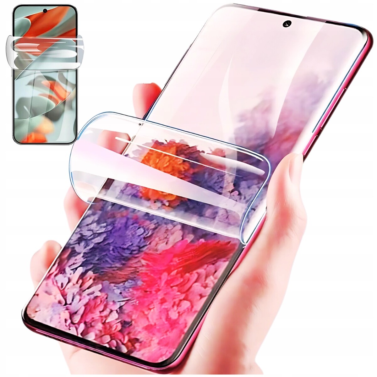 2 x Fólie pro Xiaomi 14T Silný kaučukový obal na displej Telef