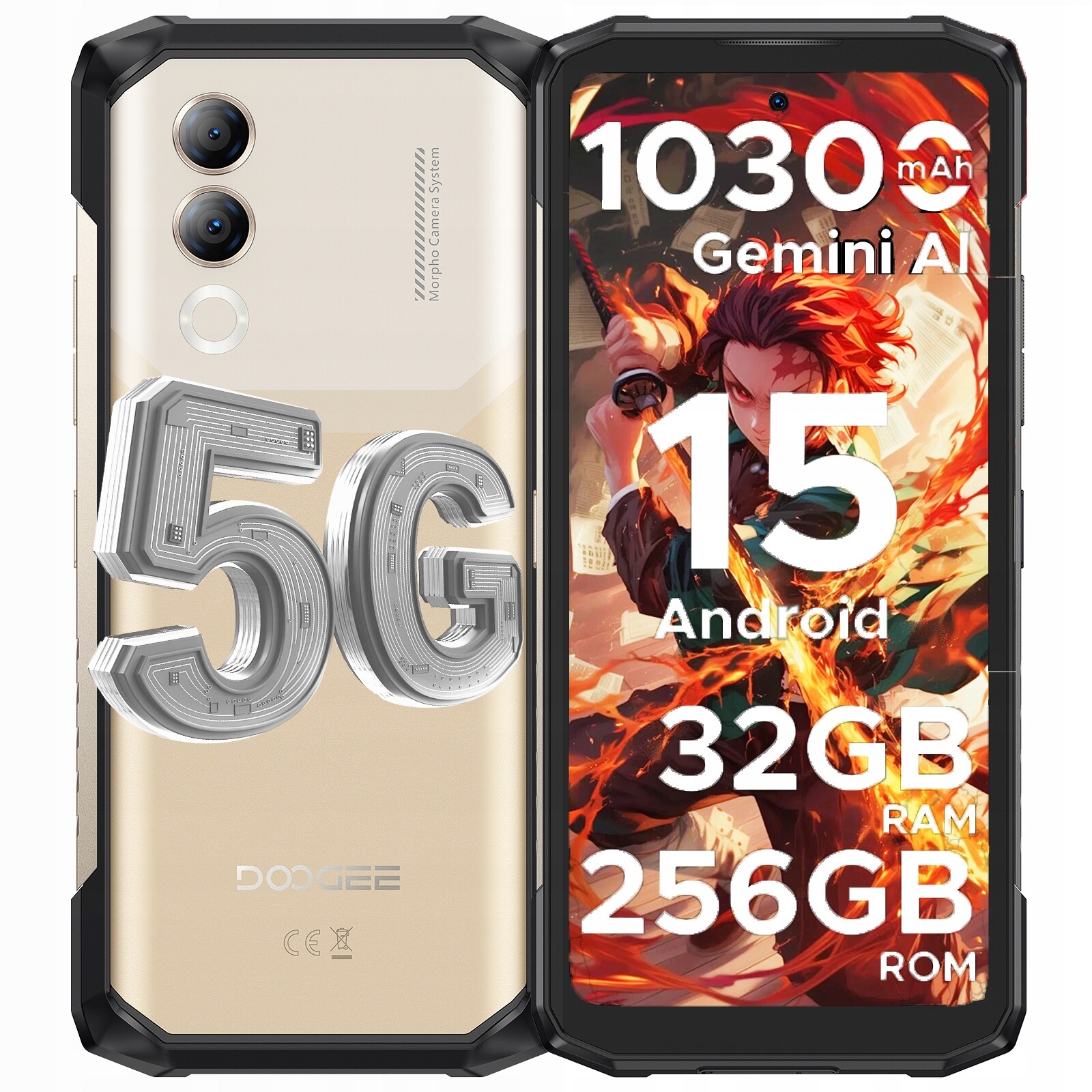 Chytrý telefon Doogee Blade20Turbo 32/256GB 10300mAh 50MP 6,6