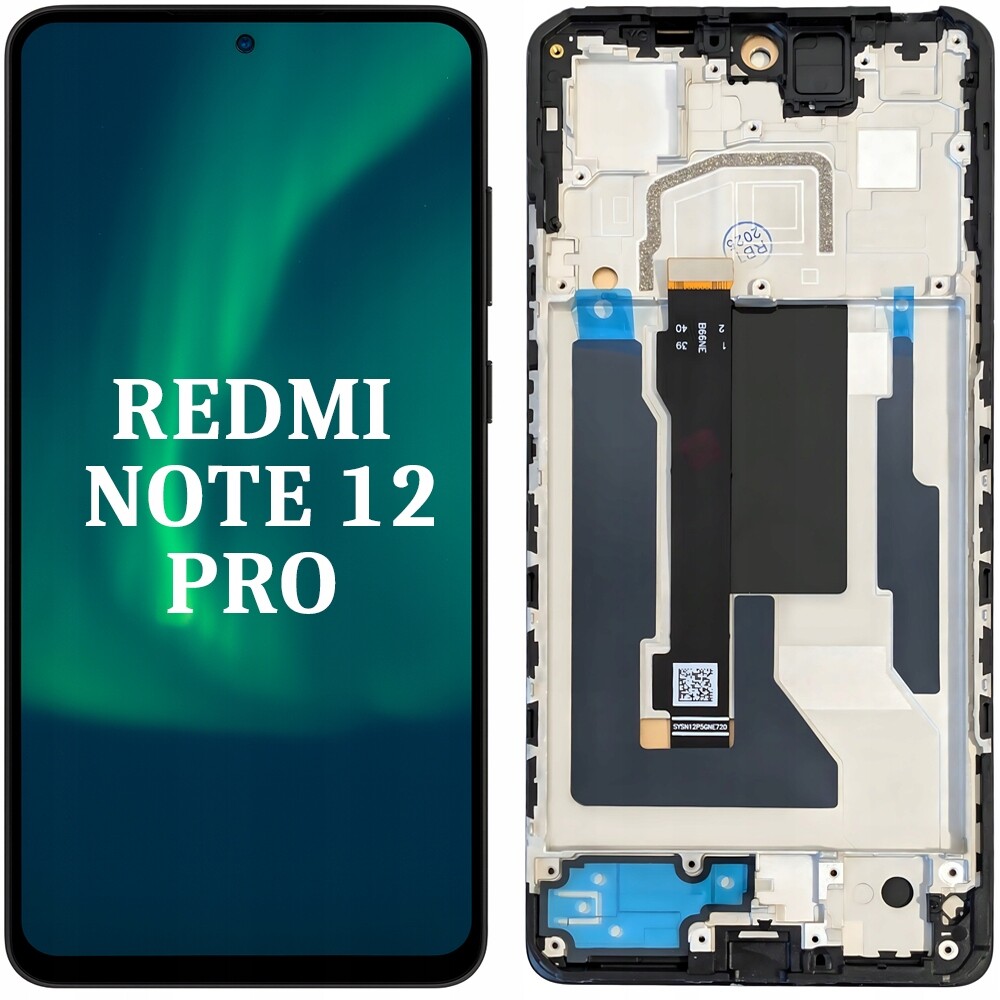 Displej Pro Xiaomi Redmi Note 12 Pro 5G Rámeček Incell