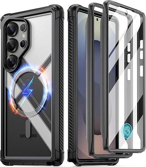 Pouzdro Pro Samsung Galaxy S25 Ultra 5G 6,9 Palce 360 Stupňů Odolné Proti Nárazům