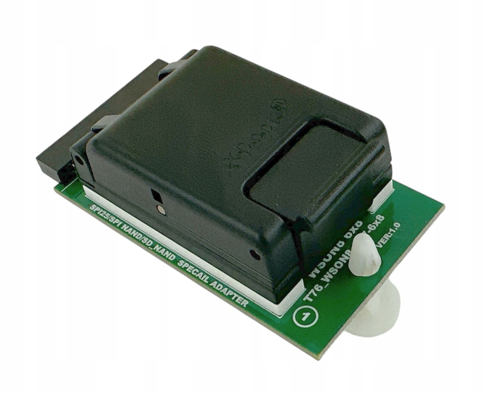 Adaptér QFN8 WSON8 Zif Spi Nand Sd Nand R=1,27 mm 6x8 mm pro XGecu T76