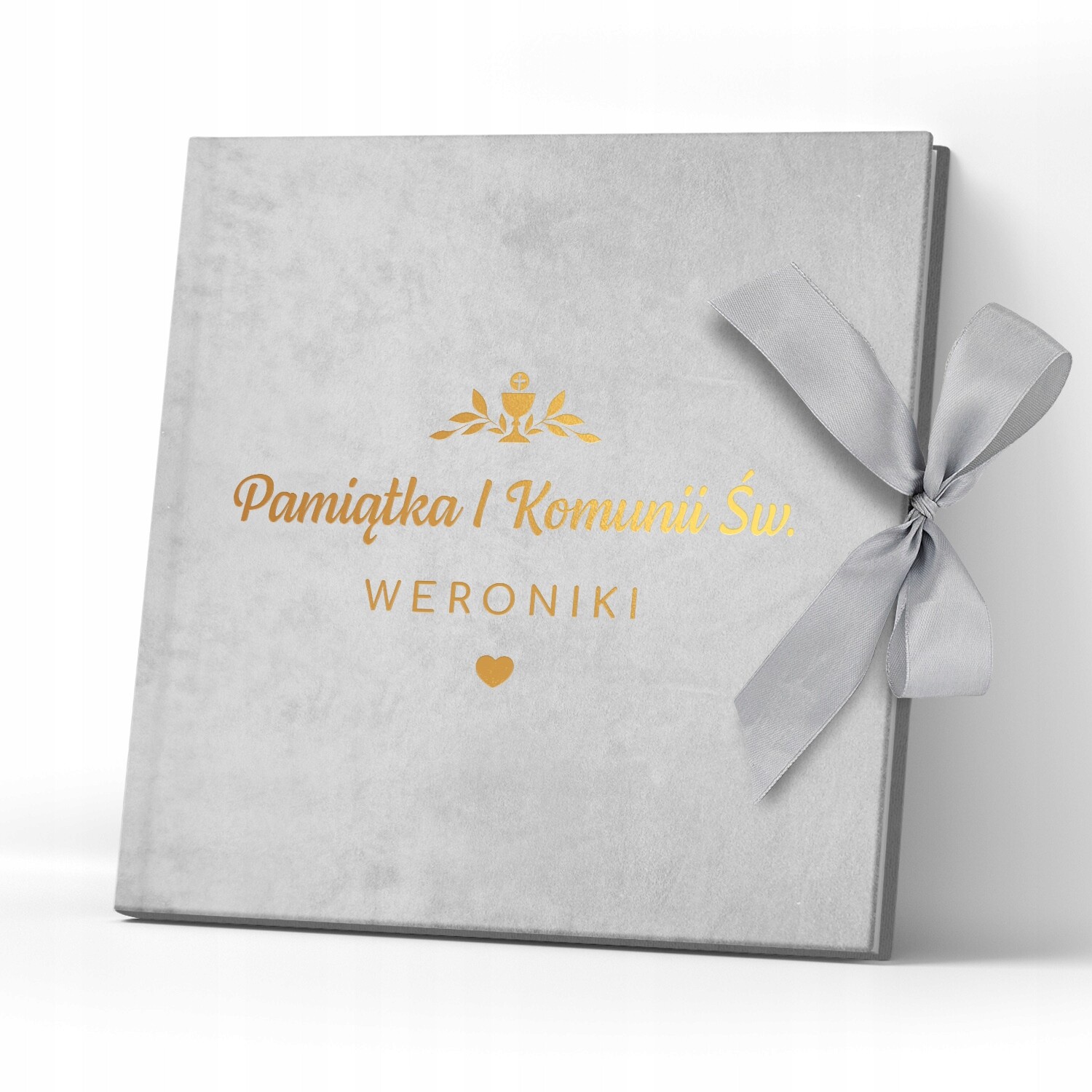 2 x Fotoalbum K Prvnímu Svatému Přijímání Velurový Památka přijímání Dárek Gravírování