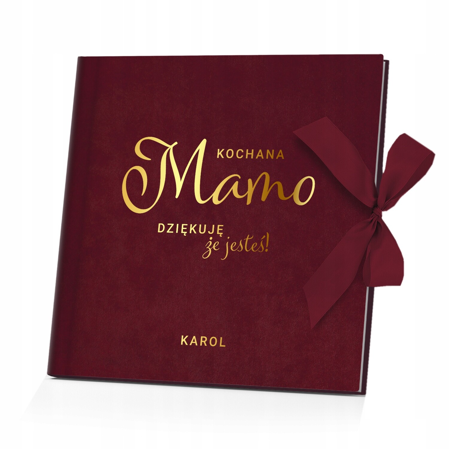 2 x Sametové fotoalbum s potiskem Dárek pro maminku ke Dni matek