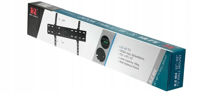 2 x Red Eagle Držák Na Tv 32-65 Nástěnný Tv Věšák Pohyblivý 45 Kg