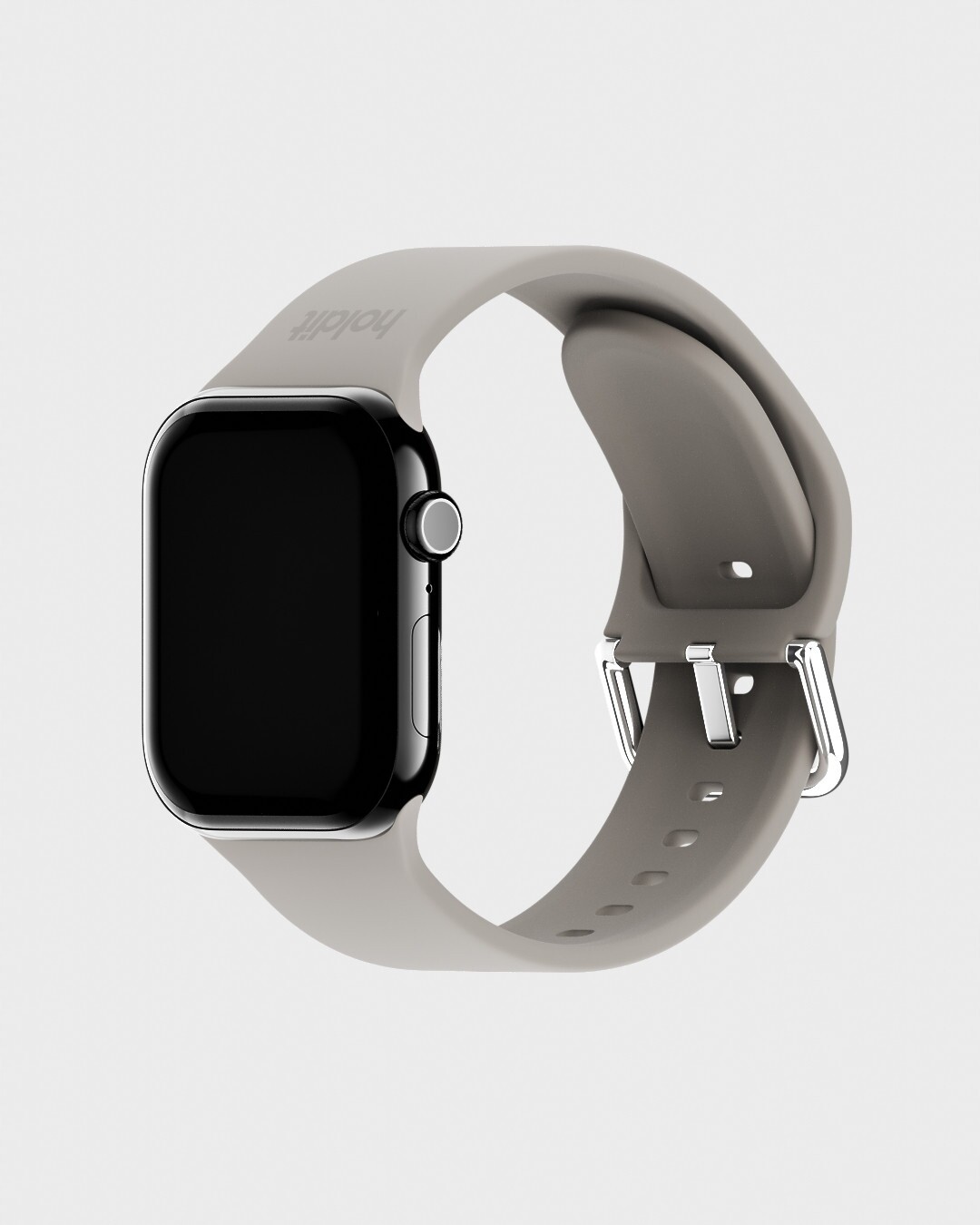 Silikonový řemínek pro Apple Watch Holdit taupe 38/40/41 mm