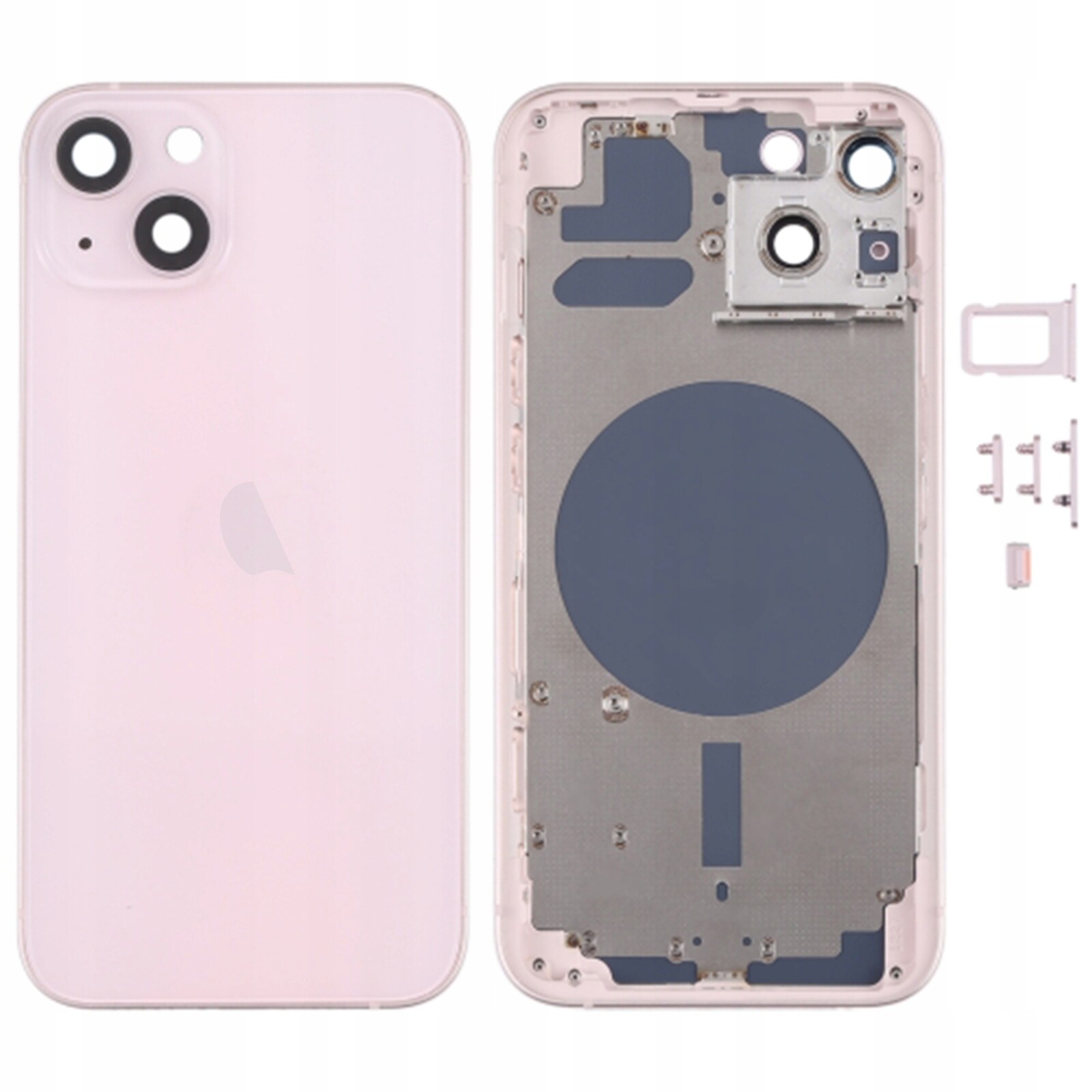 Kompletní pouzdro pro Apple iPhone 13, růžové tělo