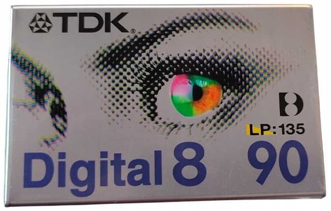 Kazeta pro kamery Tdk Digital 8 135 Lp 90 Sp