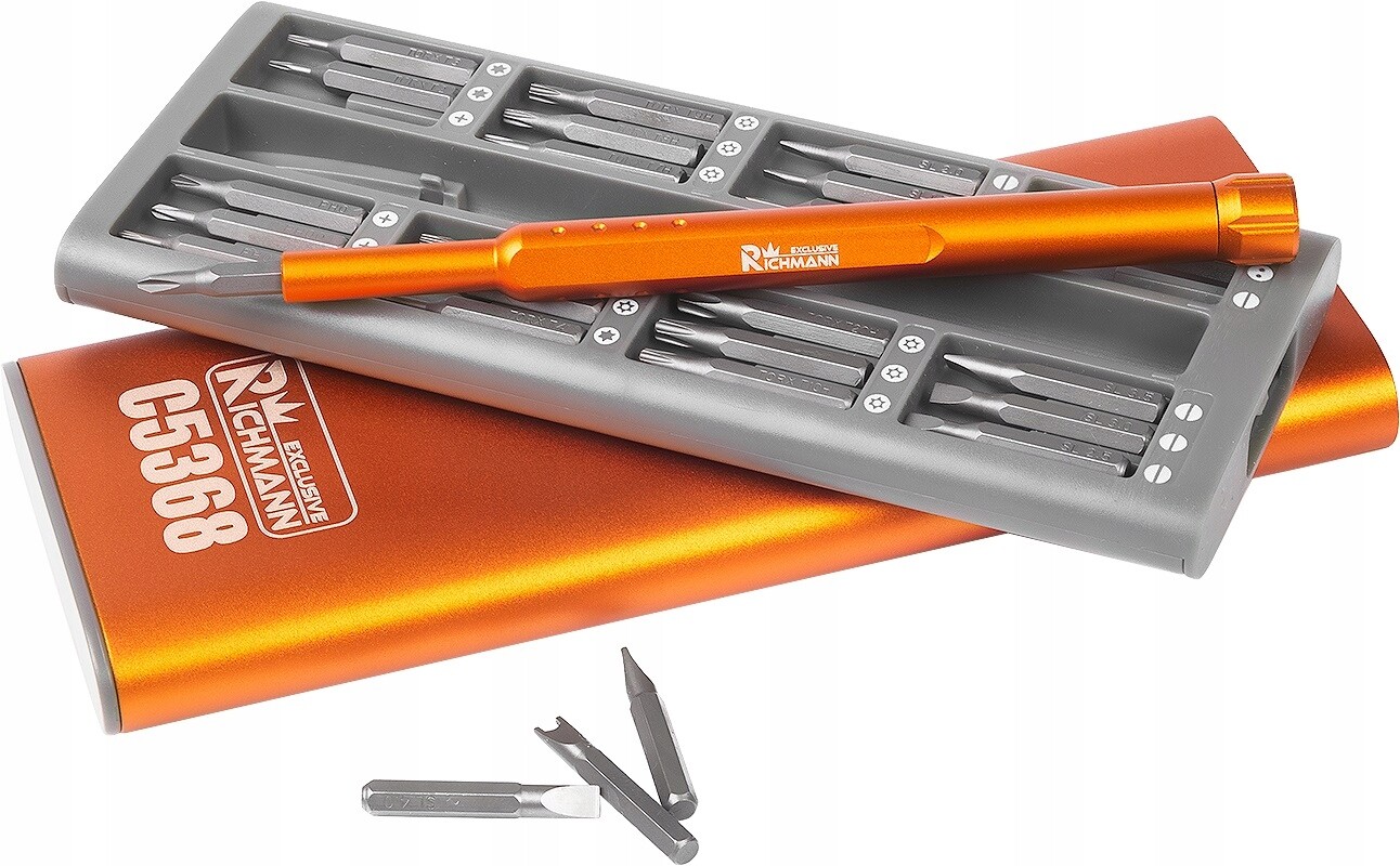 Šroubováky Mini Přesná Rukojeť +48 Bitů Plochý Kříž Torx