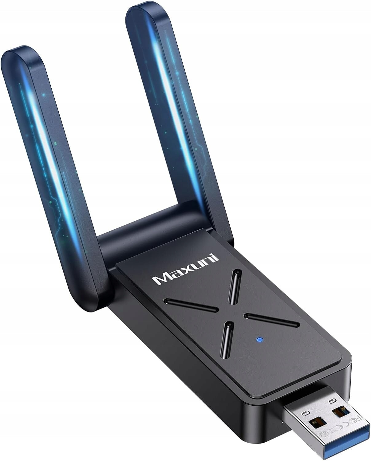Bezdrátový adaptér Usb Maxuni WiFi s anténou, síťová karta Wi-Fi