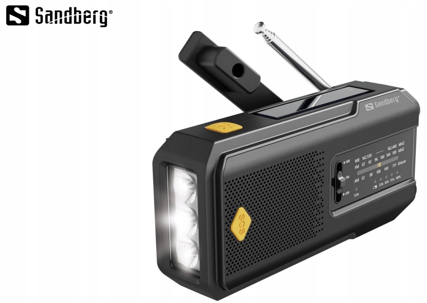 2 x Radio Sanderg Survivor Radio ALL-IN-1 2000 Nouzové Multifunkční