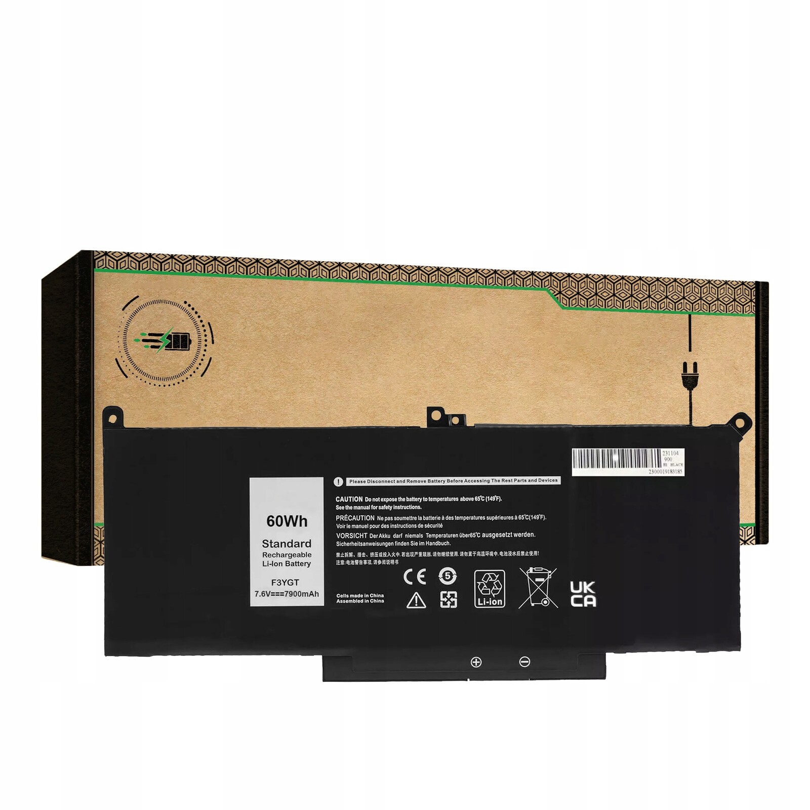 Náhradní Baterie Pro Dell F3YGT